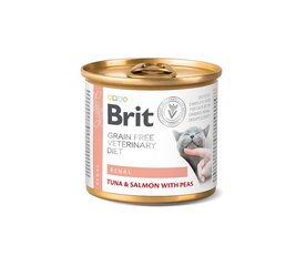 Brit Grain Free Veterinary Diets märkäruoka kissoille, 200 g x 12 hinta ja tiedot | Kissanruoka | hobbyhall.fi