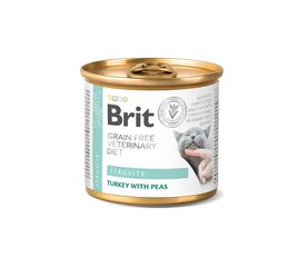 Brit GF Veterinary Diets Struvite märkäruoka kissoille, 200 g x 12 hinta ja tiedot | Brit Kissat | hobbyhall.fi