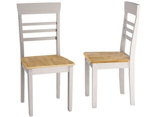 Kahden tuolin setti Notio Living Marilyn, valkoinen hinta ja tiedot | Ruokapöydän tuolit | hobbyhall.fi