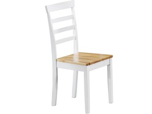 Kahden tuolin setti Notio Living Marilyn, valkoinen hinta ja tiedot | Ruokapöydän tuolit | hobbyhall.fi