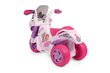 Kolmipyöräinen lasten sähkömoottoripyörä Peg Perego Flower Princess 6V, vaaleanpunainen hinta ja tiedot | Lasten sähköautot | hobbyhall.fi