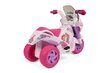 Kolmipyöräinen lasten sähkömoottoripyörä Peg Perego Flower Princess 6V, vaaleanpunainen hinta ja tiedot | Lasten sähköautot | hobbyhall.fi