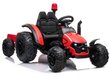 Lasten yksipaikkainen sähköauto HZB-200 traktori perävaunulla, punainen hinta ja tiedot | Lasten sähköautot | hobbyhall.fi