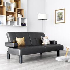 Sohva Dorel Home Upholstered, musta hinta ja tiedot | Sohvat ja vuodesohvat | hobbyhall.fi