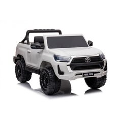 Electric Ride On Car Toyota Hilux DK-HL860 White hinta ja tiedot | Lasten sähköautot | hobbyhall.fi