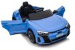 Akkukäyttöinen auto Audi E- Tron GT Sininen QLS-6888 hinta ja tiedot | Lasten sähköautot | hobbyhall.fi