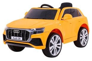 Yksipaikkainen lasten sähköauto Audi Q8 Lift, keltainen hinta ja tiedot | Lasten sähköautot | hobbyhall.fi