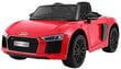 Lasten yksipaikkainen sähköauto Audi R8 Spyder, punainen hinta ja tiedot | Lasten sähköautot | hobbyhall.fi