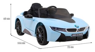 Yksipaikkainen lasten sähköauto BMW I8 Lift, sininen hinta ja tiedot | Lasten sähköautot | hobbyhall.fi