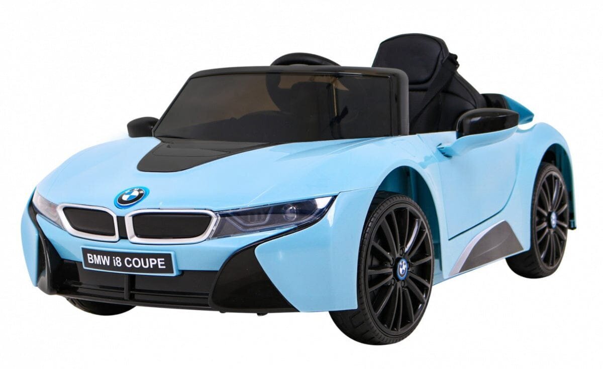 Yksipaikkainen lasten sähköauto BMW I8 Lift, sininen hinta ja tiedot | Lasten sähköautot | hobbyhall.fi