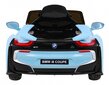 Yksipaikkainen lasten sähköauto BMW I8 Lift, sininen hinta ja tiedot | Lasten sähköautot | hobbyhall.fi