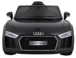 Yksipaikkainen lasten sähköauto Audi R8 Spyder, musta hinta ja tiedot | Lasten sähköautot | hobbyhall.fi