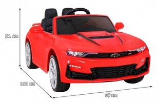 Yksipaikkainen lasten sähköauto Chevrolet Camaro 2SS, punainen hinta ja tiedot | Lasten sähköautot | hobbyhall.fi