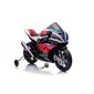 Akkukäyttöinen moottoripyörä lapsille Lean Toys BMW HP4 Race JT5001, punainen hinta ja tiedot | Lasten sähköautot | hobbyhall.fi