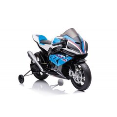Akkukäyttöinen moottoripyörä lapsille Lean Toys BMW HP4 Race JT5001, sininen hinta ja tiedot | Lasten sähköautot | hobbyhall.fi