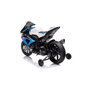 Akkukäyttöinen moottoripyörä lapsille Lean Toys BMW HP4 Race JT5001, sininen hinta ja tiedot | Lasten sähköautot | hobbyhall.fi