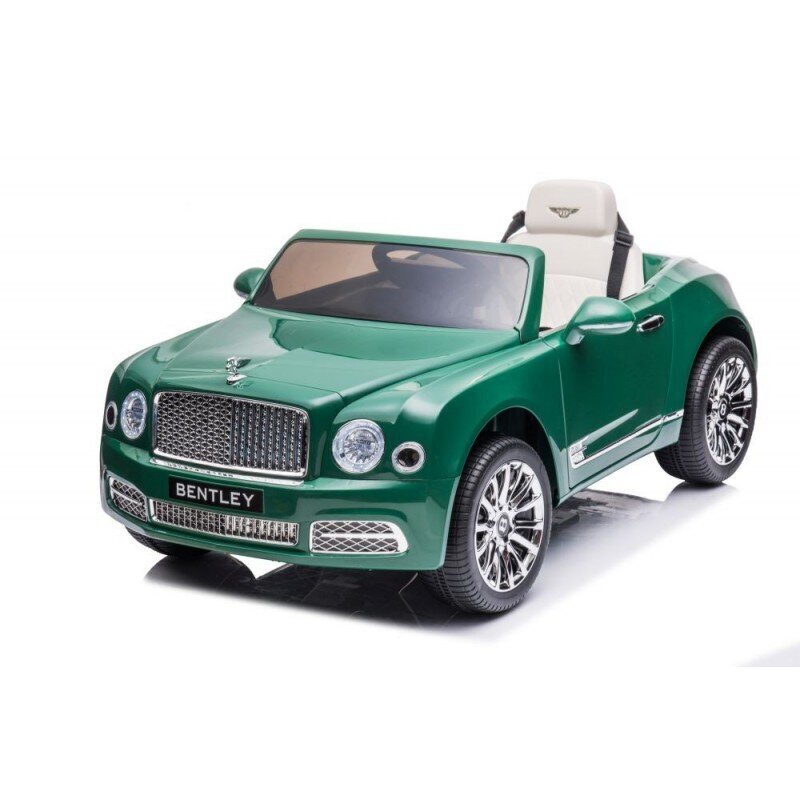 Akkuauto Bentley Mulsanne, vihreäksi maalattu hinta ja tiedot | Lasten sähköautot | hobbyhall.fi