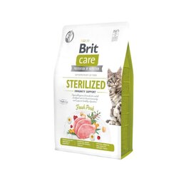 Brit Care Cat GF Sterilized Immunity Support kuivaruoka steriloiduille kissoille, 2 kg hinta ja tiedot | Kissan kuivaruoka | hobbyhall.fi