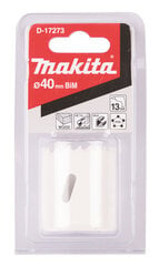 D-17273 Reikäsahanterä , BiM , 40 mm Makita hinta ja tiedot | Käsityökalut | hobbyhall.fi