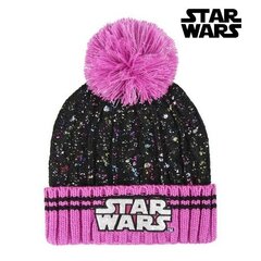 Talvihattu lapsille Star Wars 2621, musta/vaaleanpunainen hinta ja tiedot | Star Wars Miesten vaatteet | hobbyhall.fi