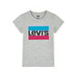 Lasten urheilullinen t-paita Levi's Sportwear Logo Tee, harmaa hinta ja tiedot | Tyttöjen paidat | hobbyhall.fi