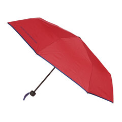 Taitettava sateenvarjo Benetton (94 cm) S4307367, punainen hinta ja tiedot | Naisten sateenvarjot | hobbyhall.fi