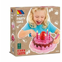 Lasten puinen kakku Molto Party Cake hinta ja tiedot | Tyttöjen lelut | hobbyhall.fi