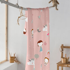 Muslin Haciendo el Indio Unicorn, pinkki, 120 x 120 cm hinta ja tiedot | Vauvan hoitoalustat ja tekstiilit | hobbyhall.fi