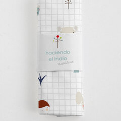 Muslin Haciendo el Indio Jungle, valkoinen, 120 x 120 cm hinta ja tiedot | Vauvan hoitoalustat ja tekstiilit | hobbyhall.fi