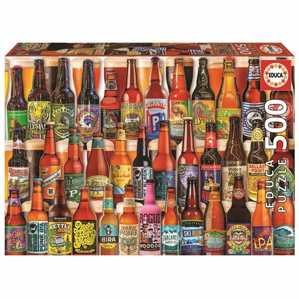 Palapeli Educa Craft Beer, 500 d. hinta ja tiedot | Palapelit | hobbyhall.fi