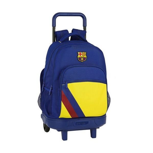 Koulureppu pyörillä Compact F.C. Barcelona hinta ja tiedot | Koulureput ja -laukut | hobbyhall.fi