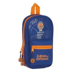 Reppu - penaalilaatikko Valencia Basket, sininen/oranssi, 33 d. hinta ja tiedot | Penaalit | hobbyhall.fi