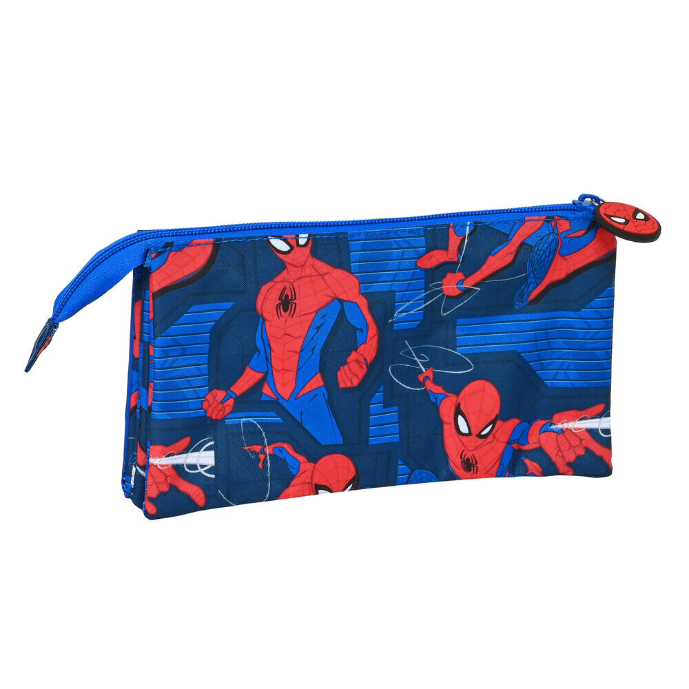 Koululaukku Spiderman Great power Red Blue (22 x 12 x 3 cm) hinta ja tiedot | Penaalit | hobbyhall.fi