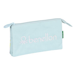 Koululaukku Benetton Fantasy Sky blue (22 x 12 x 3 cm) hinta ja tiedot | Toimistotarvikkeet | hobbyhall.fi