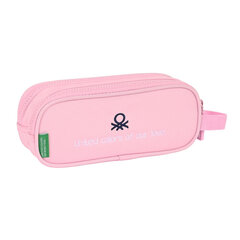 Koululaukku Benetton Vichy Pink (21 x 8 x 6 cm) hinta ja tiedot | Benetton Lapset | hobbyhall.fi