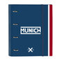 Rengaskansio Munich Soon, A4, 27 x 32 x 3,5 cm, sininen hinta ja tiedot | Toimistotarvikkeet | hobbyhall.fi