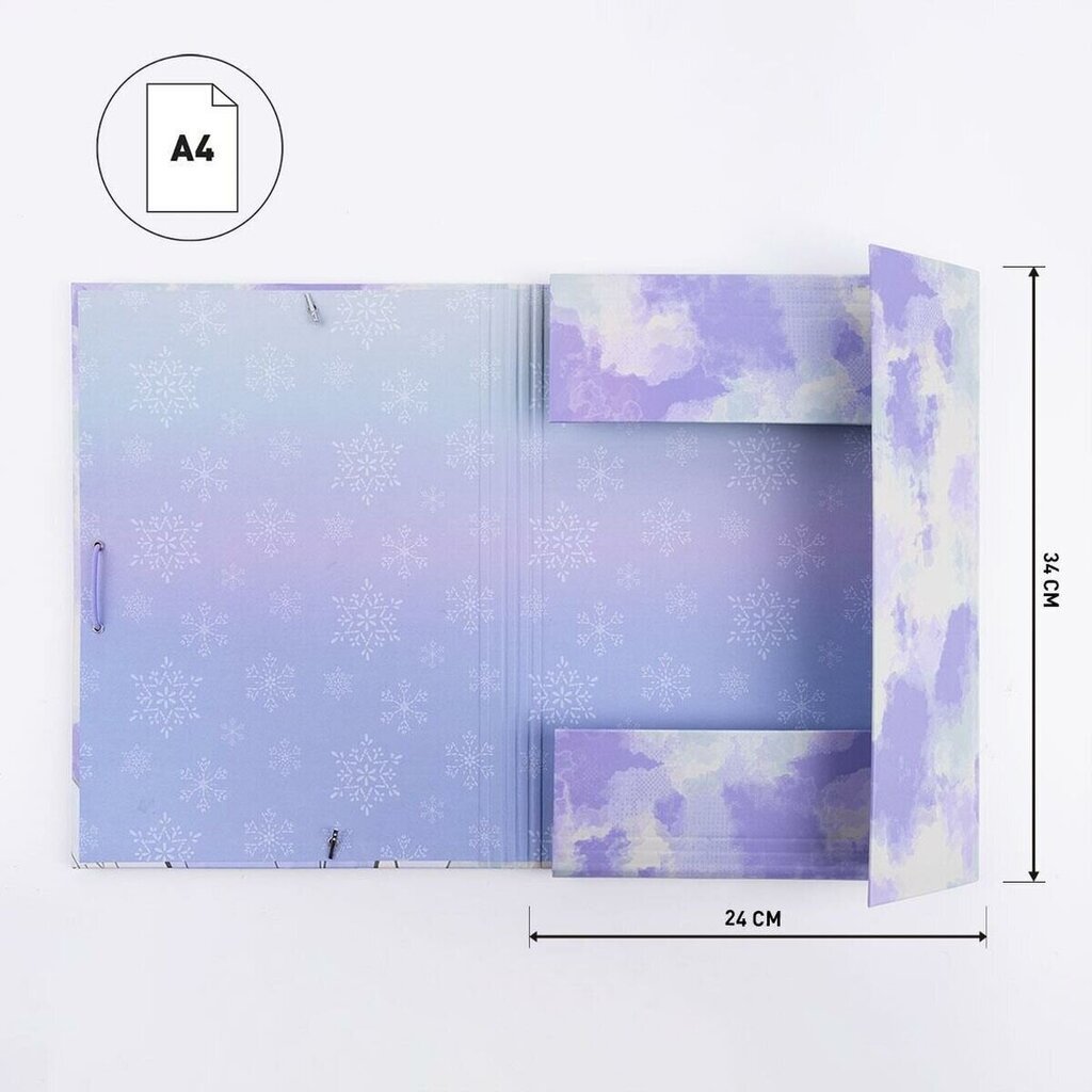 Kansio Frozen Be Magic, A4, 24 x 34 x 4 cm hinta ja tiedot | Toimistotarvikkeet | hobbyhall.fi