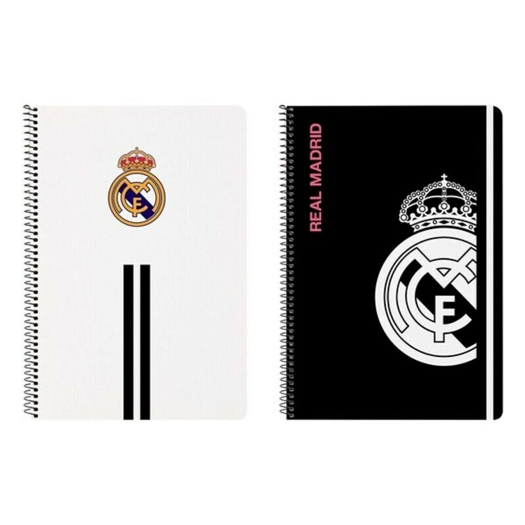 Spiraalityyny Safta Real Madrid C.F. A4 hinta ja tiedot | Toimistotarvikkeet | hobbyhall.fi