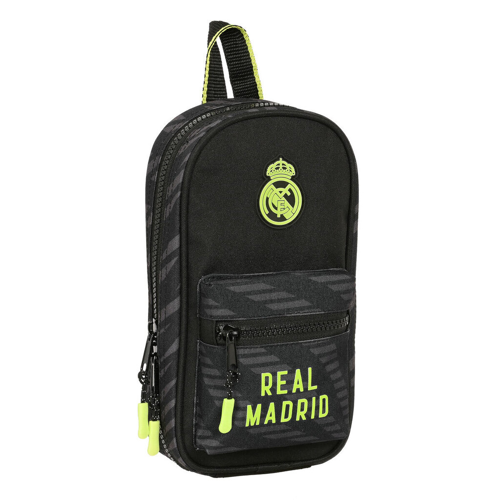 Reppu kynäkotelolla Real Madrid C.F., musta hinta ja tiedot | Koulureput ja -laukut | hobbyhall.fi