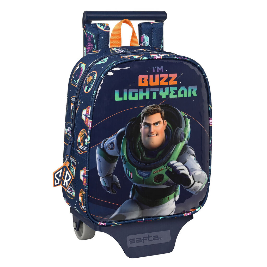 Koulureppu pyörillä Buzz Lightyear Tummansininen (22 x 27 x 10 cm) hinta ja tiedot | Koulureput ja -laukut | hobbyhall.fi