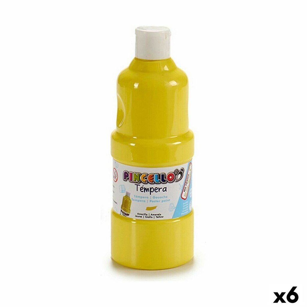 Guassi, keltainen, 400 ml, 6 kpl. hinta ja tiedot | Taide- ja askartelutarvikkeet | hobbyhall.fi