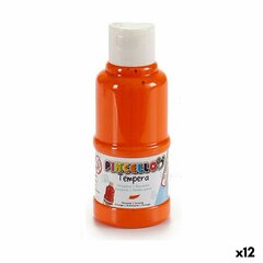 Guassi, oranssi, 120 ml, 12 kpl. hinta ja tiedot | Taide- ja askartelutarvikkeet | hobbyhall.fi