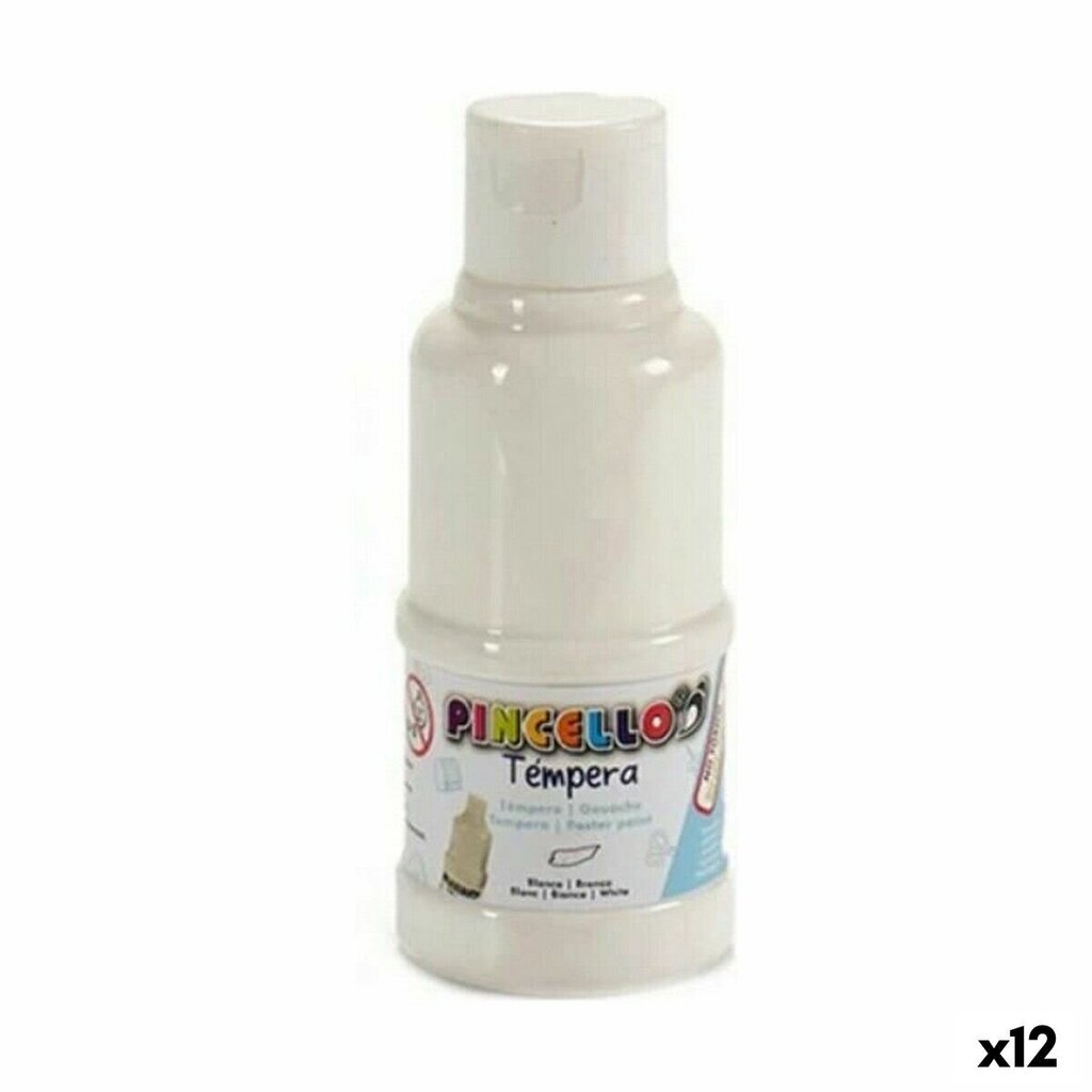 Guassi, valkoinen, 120 ml, 12 kpl. hinta ja tiedot | Taide- ja askartelutarvikkeet | hobbyhall.fi