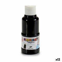 Guassi, musta, 120 ml, 12 kpl. hinta ja tiedot | Taide- ja askartelutarvikkeet | hobbyhall.fi