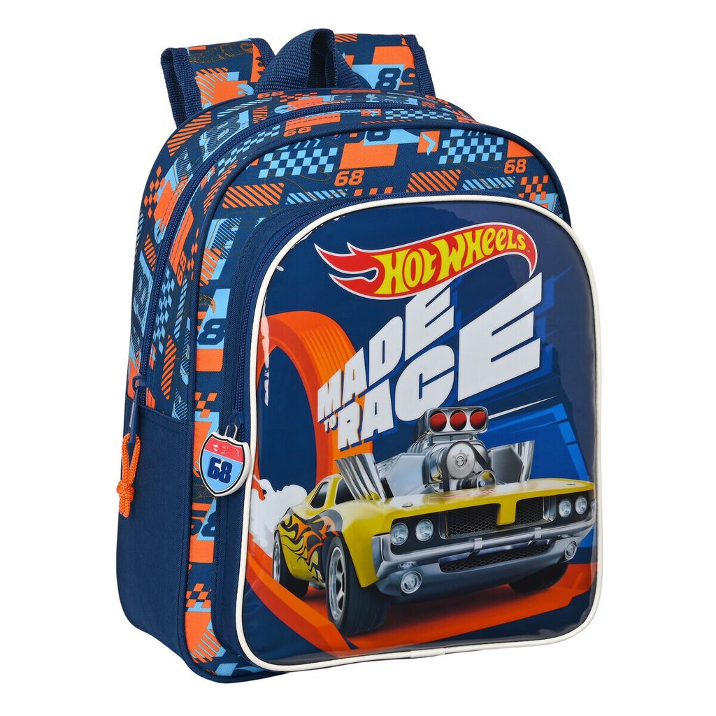 Reppu Hot Wheels Speed ​​​​Club, 27 x 33 x 10 cm hinta ja tiedot | Koulureput ja -laukut | hobbyhall.fi