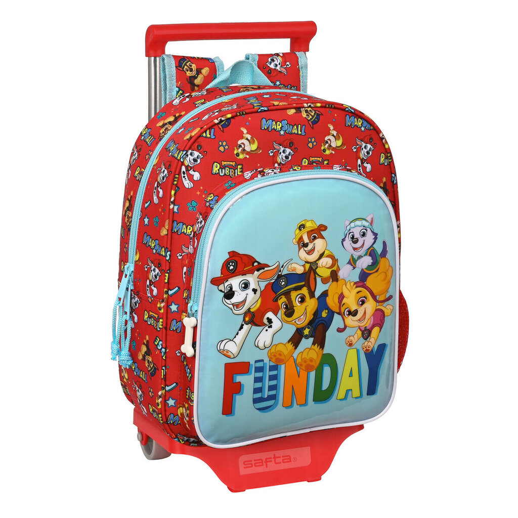 Koulureppu pyörillä The Paw Patrol Funday (26 x 34 x 11 cm) hinta ja tiedot | Koulureput ja -laukut | hobbyhall.fi