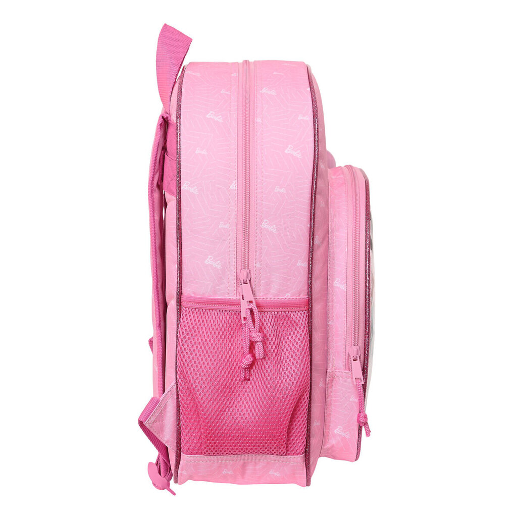 Koululaukku Barbie girl pinkki (32 x 38 x 12 cm) hinta ja tiedot | Koulureput ja -laukut | hobbyhall.fi