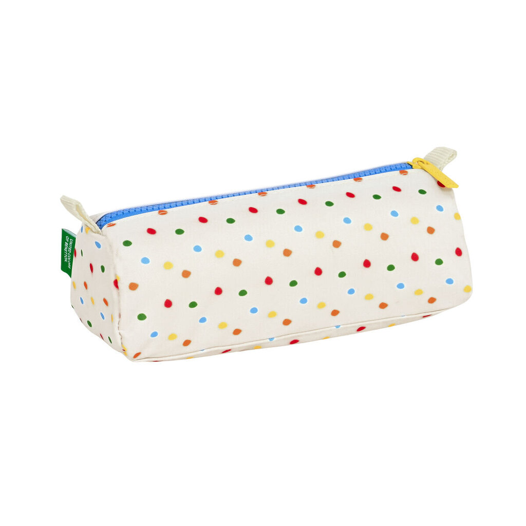 Koululaukku Benetton Topitos White 21 x 8 x 7 cm hinta ja tiedot | Penaalit | hobbyhall.fi