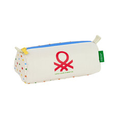 Koululaukku Benetton Topitos White 21 x 8 x 7 cm hinta ja tiedot | Penaalit | hobbyhall.fi