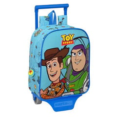 Koulureppu pyörillä Toy Story Ready to play sininen (22 x 27 x 10 cm) hinta ja tiedot | Koulureput ja -laukut | hobbyhall.fi